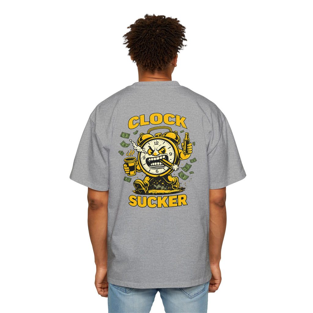 Clock Sucker Graphic Tee — Bold Retro Alarm Clock Design