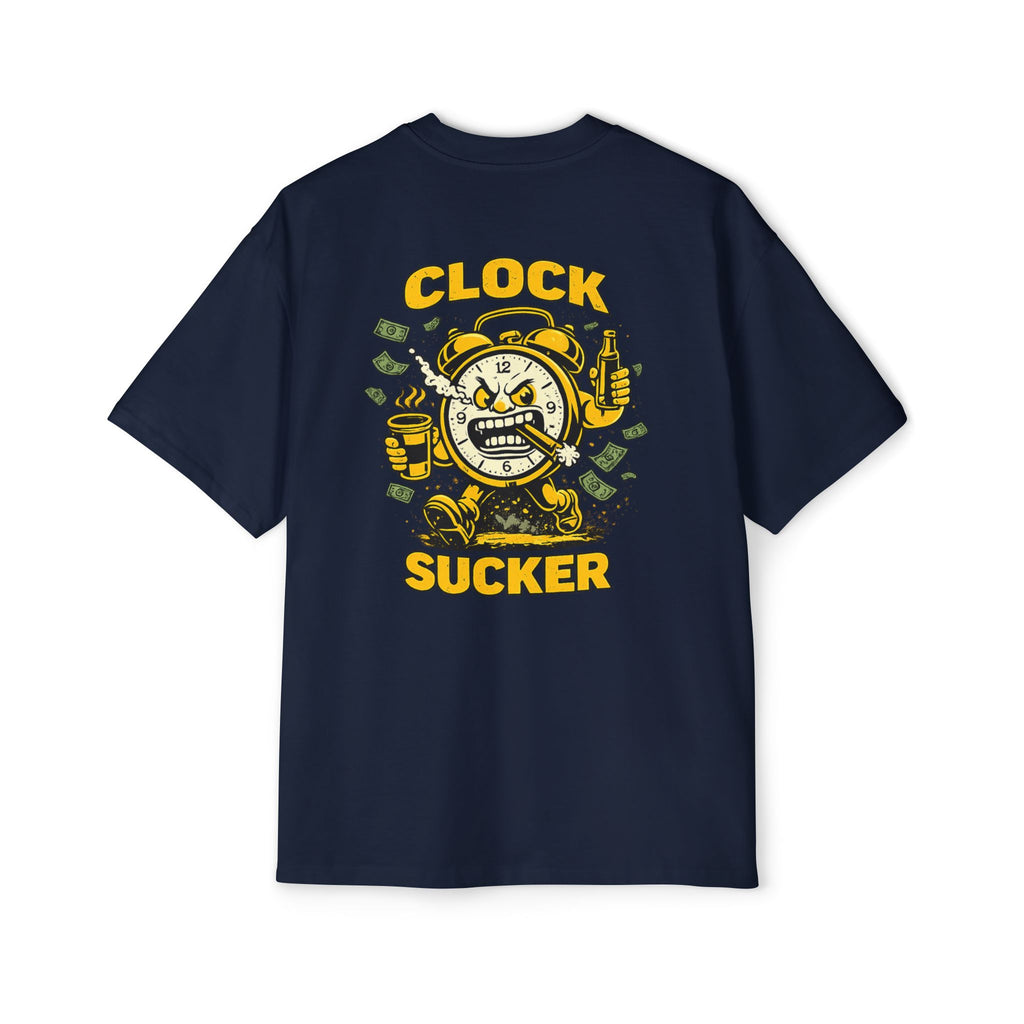 Clock Sucker Graphic Tee — Bold Retro Alarm Clock Design