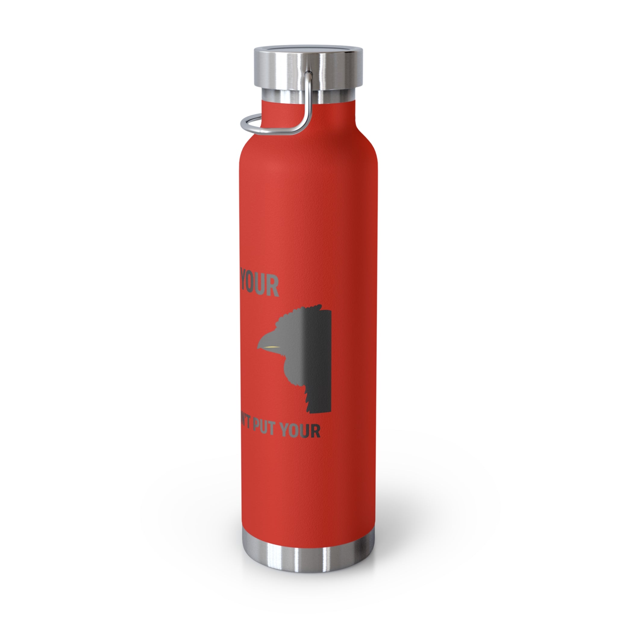 Insulated 22oz Copper Bottle — “Don’t Put Your” Graphic Travel Thermos