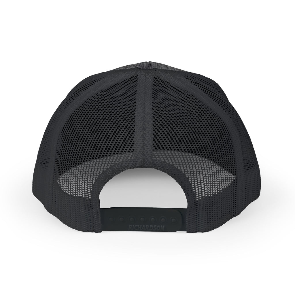Discretion Advised Trucker Cap - Retro Radioactive Warning Snapback