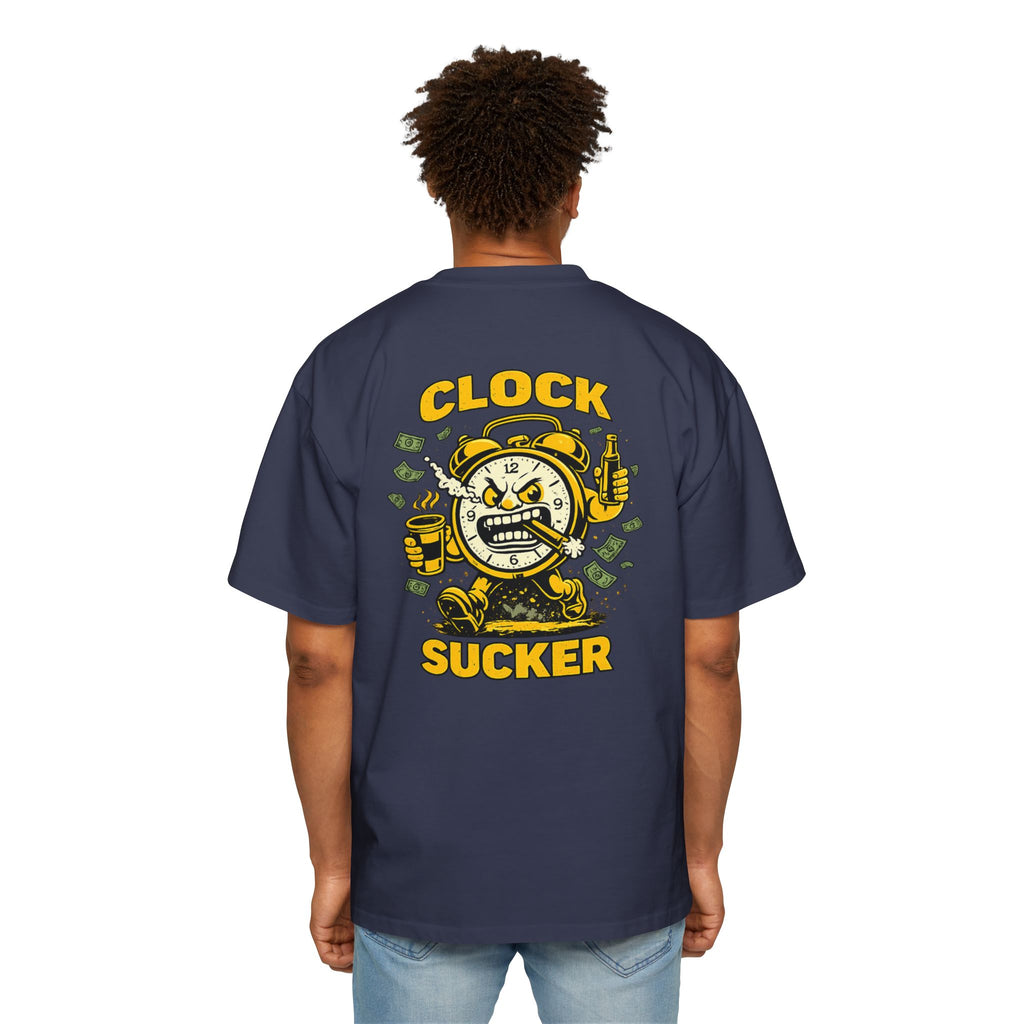 Clock Sucker Graphic Tee — Bold Retro Alarm Clock Design