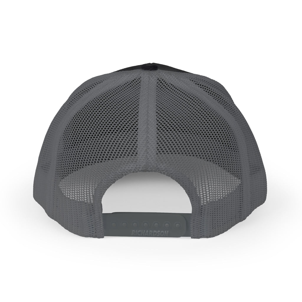 Discretion Advised Trucker Cap - Retro Radioactive Warning Snapback
