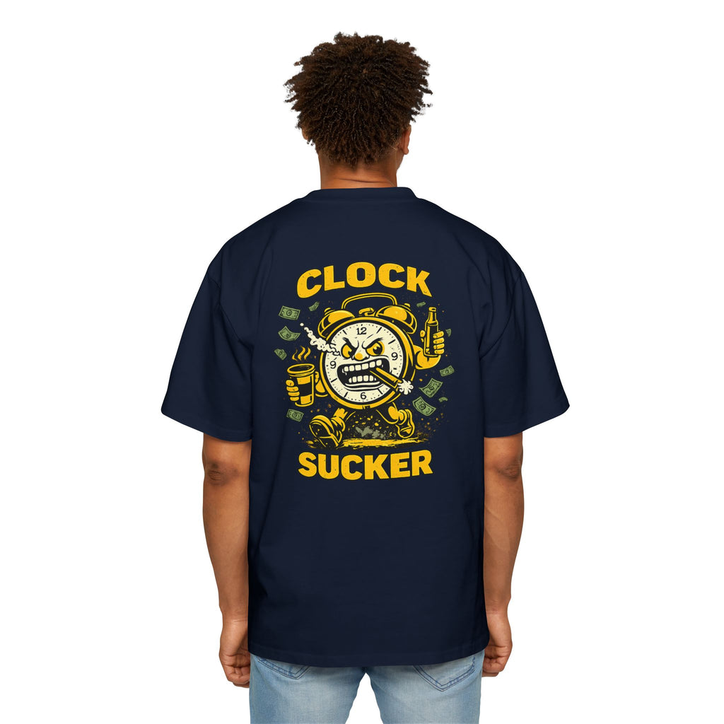 Clock Sucker Graphic Tee — Bold Retro Alarm Clock Design