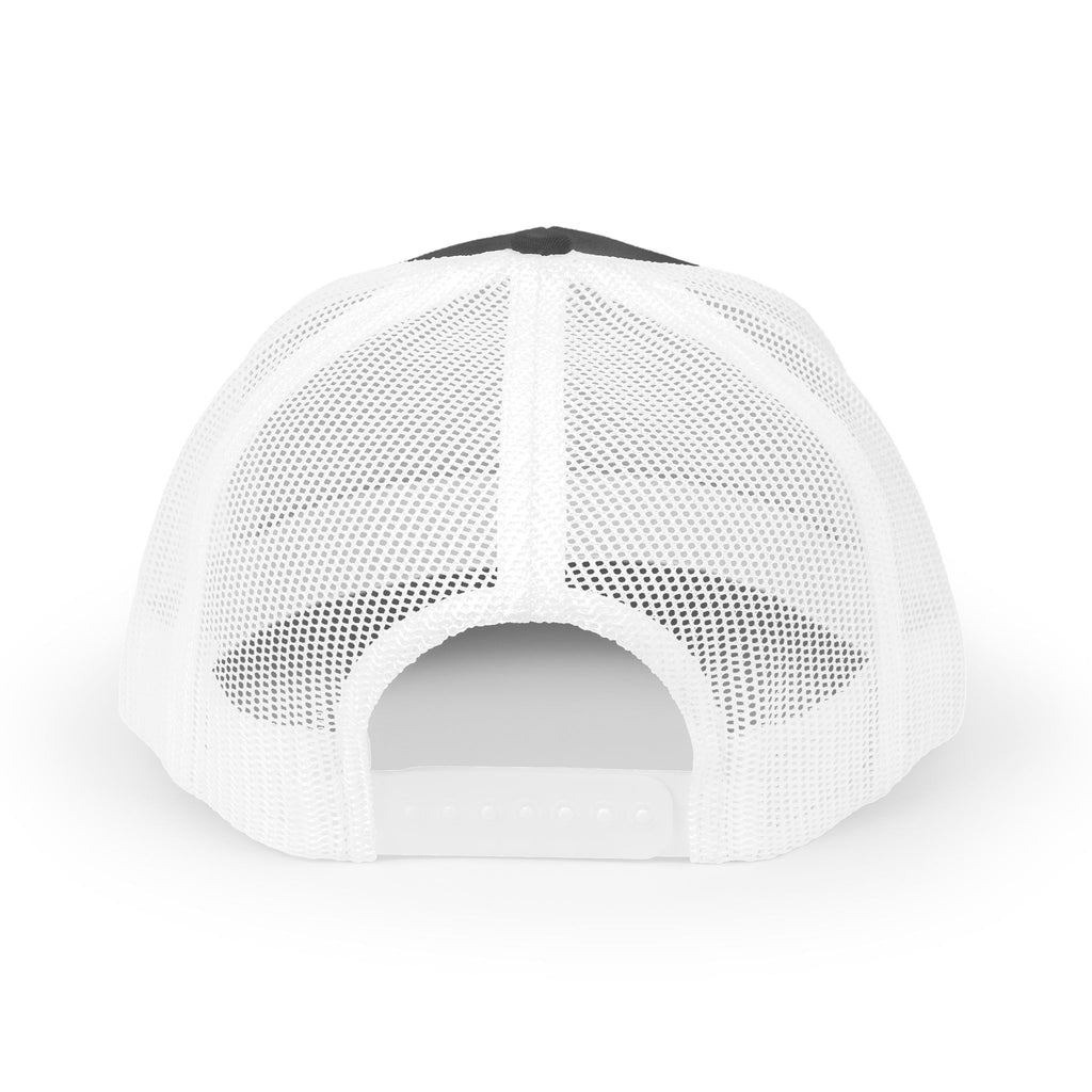 CEO of Chaos Trucker Cap — Distressed Graphic Snapback Hat for Outdoor & Streetwear