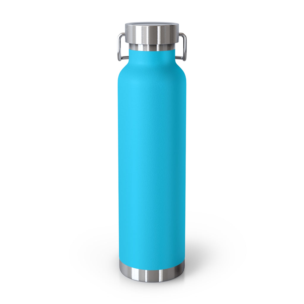 Insulated 22oz Copper Bottle — 'We Are All Slaves to the System' Graphic