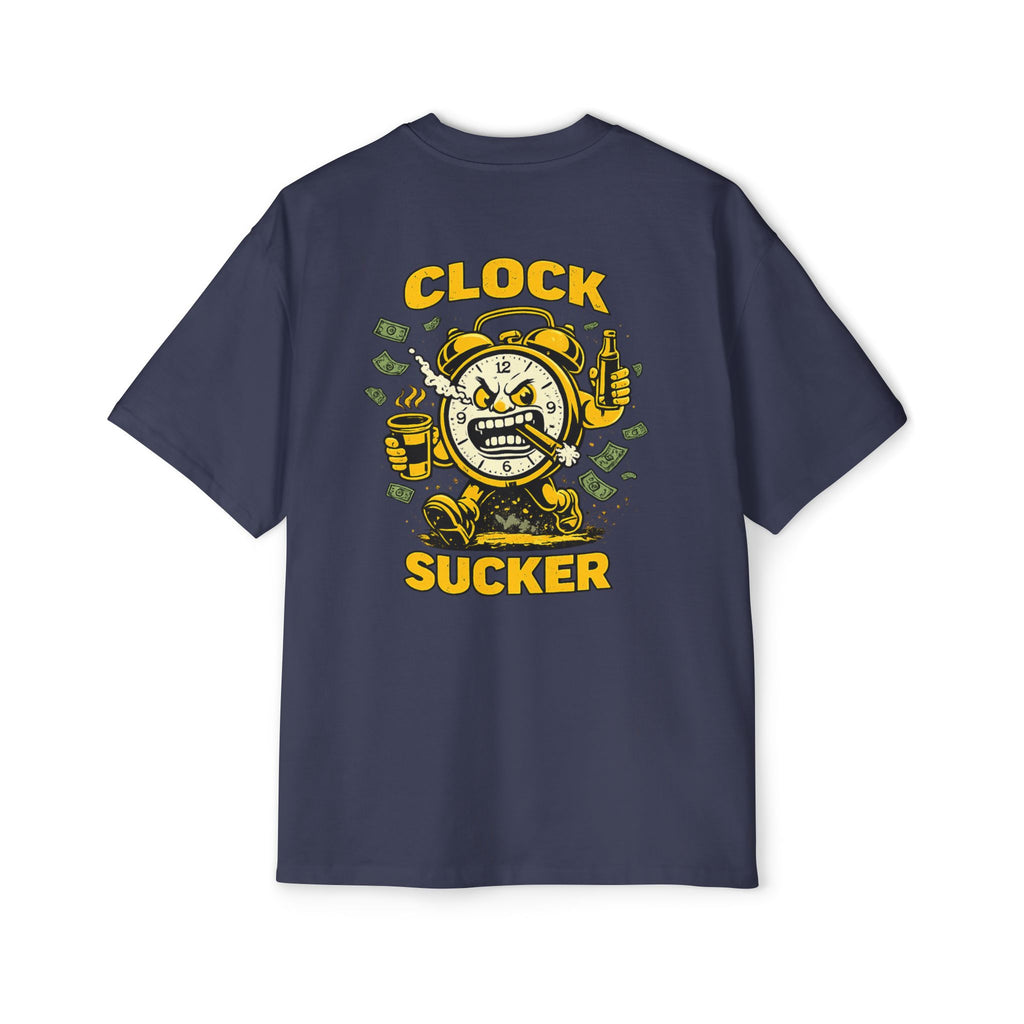 Clock Sucker Graphic Tee — Bold Retro Alarm Clock Design