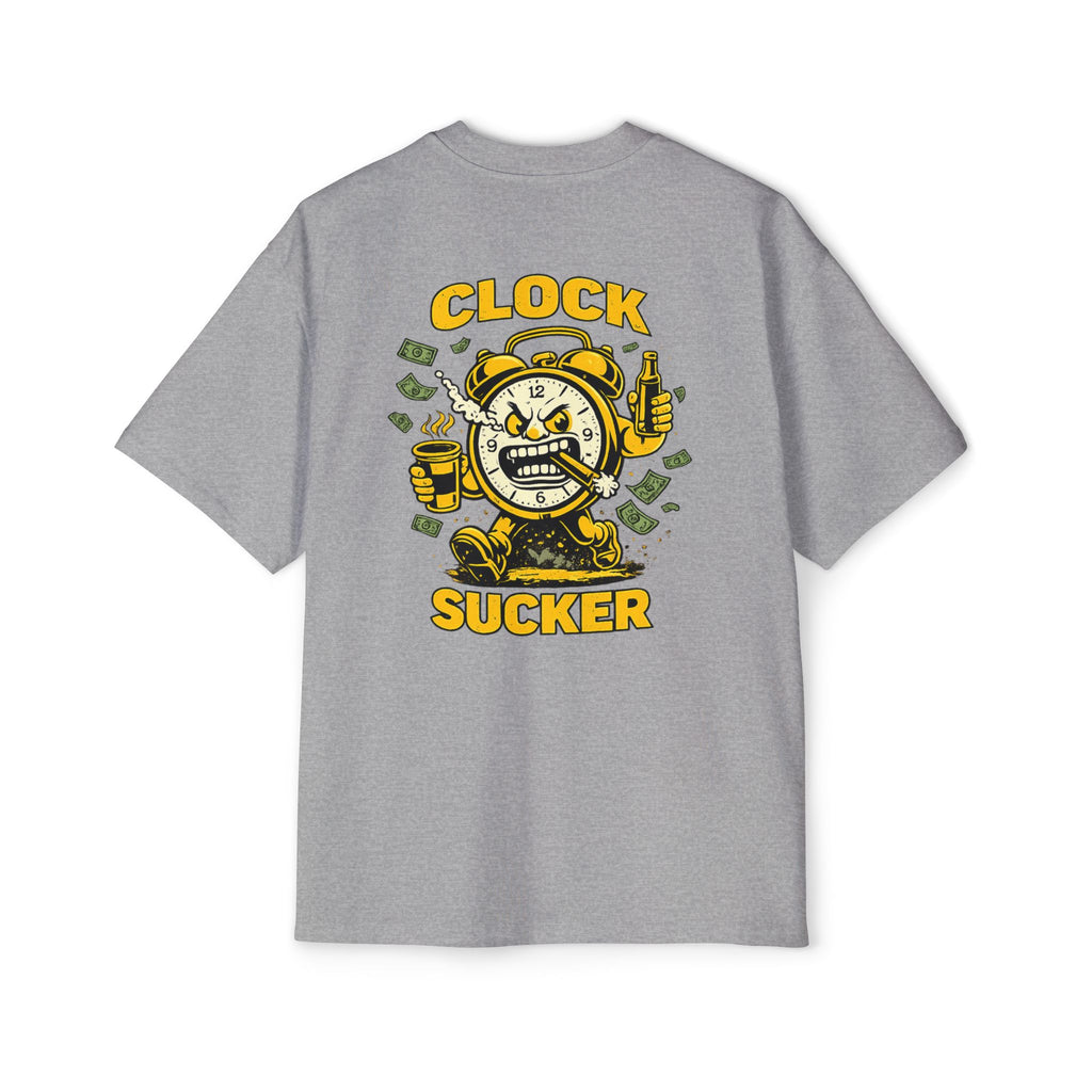 Clock Sucker Graphic Tee — Bold Retro Alarm Clock Design
