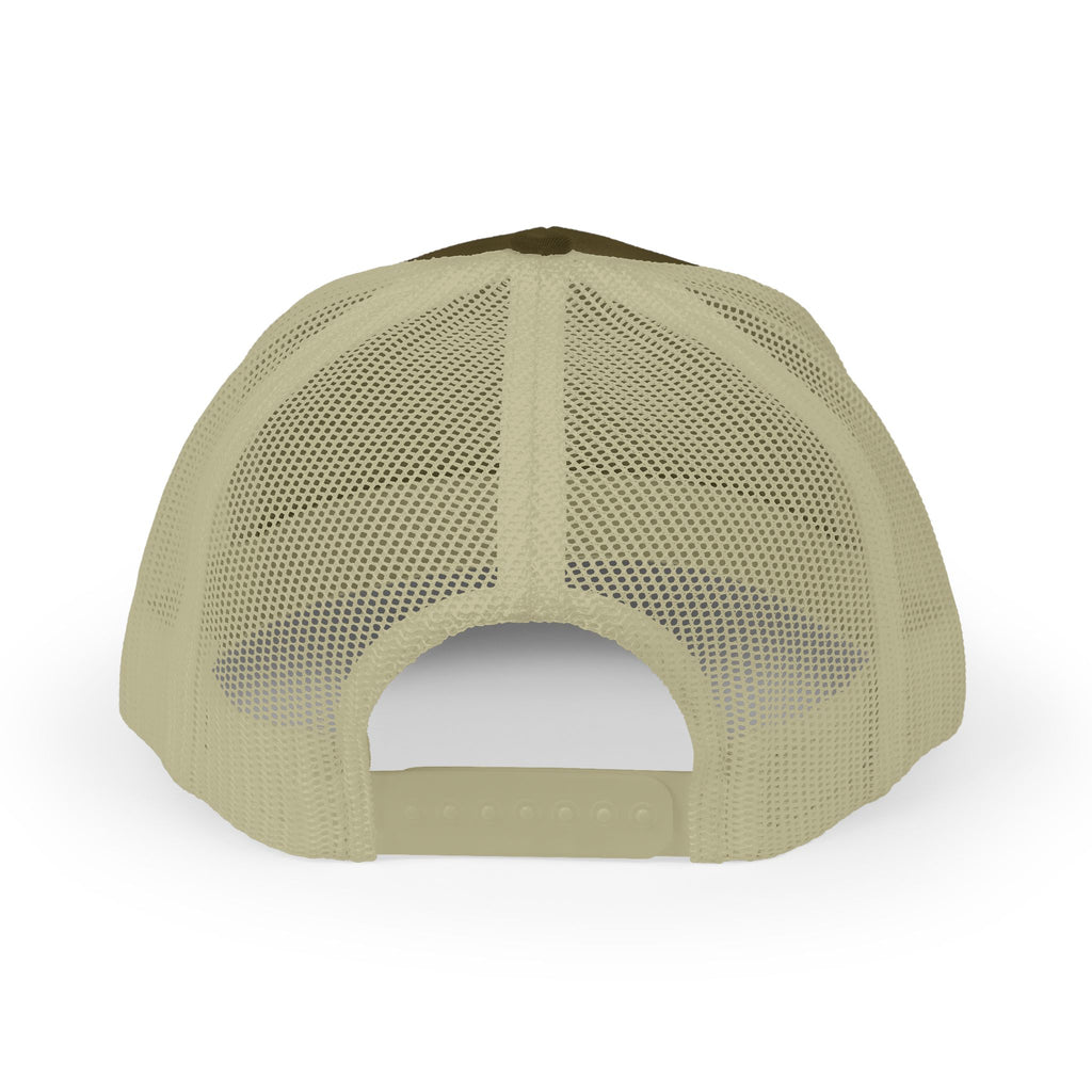 CEO of Chaos Trucker Cap — Distressed Graphic Snapback Hat for Outdoor & Streetwear